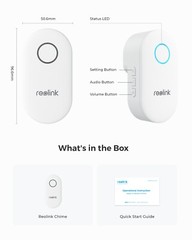 Reolink Digital Chime Remote Control Easy Plug & Play for Reolink Video Doorbell