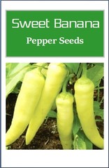 Sweet Banana Pepper Seeds | NON-GMO | Heirloom | Fresh Garden Seeds