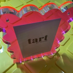 Tart by Taylor Acrylic Picture Photo Frame Magnetic 4×6 or 5×7 Orange/pink