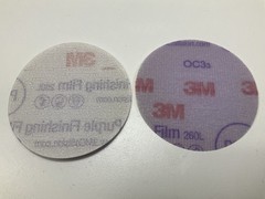 3M 30370 Hookit 3 In. 800 Grit Purple Finishing Film Sanding Disc (50/Box)