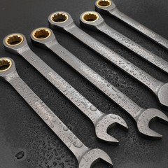 WORKPRO 22PC Ratcheting Wrench Set Metric 6-18mm&SAE 1/4-3/4″ Combination Wrench