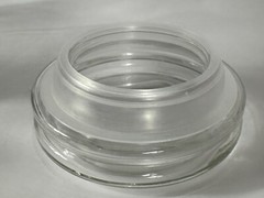 Glass Beverage Dispenser 2 Gallon with Glass Clamp Lid Hand-Wash Only