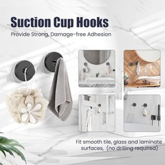 Bathroom Hardware Accessories Set: Bath Towel Bar Set, 7-Pieces Matte Black