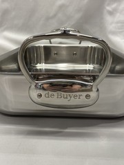 De Buyer AFFINITY 5-Ply Stainless Steel Roasting Pan 14 x 10in