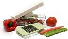 Vidalia Chop Wizard Fasted/Safest/Easiest Way to Chop or Dice Fruit, Vegetables