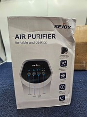 Sejoy Air Purifier 3-Stage Filtration 120V 60Hz For Table And Desktop