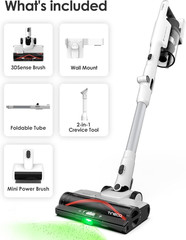 Pure ONE A50S Cordless Stick Vacuum Cleaner, 185AW Suction,1L Larger Dustbin, 3D