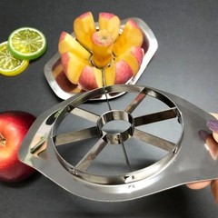 Stainless Steel Apple Cutter Divider Comfort Handle Fruit Vegetable Slicer