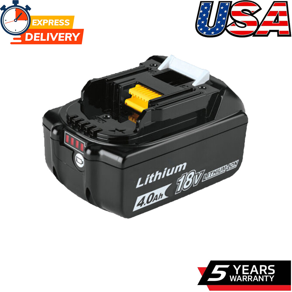 For Makita 18V 4.0Ah New BL1840B LXT Lithium-Ion Battery BL1860B BL1850B BL1830B