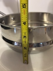 All Clad Ltd Stainless Steel Double Boiler Insert 8.5” Diameter No Lid