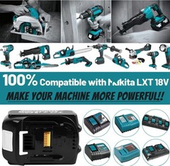 2Pack 8.0Ah 18V For Makita LXT Lithium-Ion BL1830 BL1850 BL1860 Tool Battery