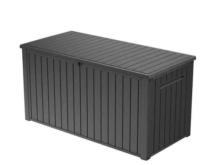 Keter 170 Gal. Resin Deck Box Large Indoor/Outdoor Storage