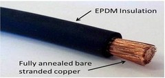 8 Gauge 8 AWG Red & or Black Welding Battery Cable + Cable Lugs + Heat Shrink
