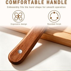 3 PCS 3-in-1 Multifunctional Vegetable Peeler with Wooden Handle,Julienne Slicer