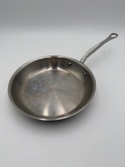 Mauviel 1830 Stainless Steel Round Frying Saute Pan 10″ Inch Made In France