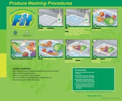 FIT Produce Wash, Organic Fruit & Vegetable, 1 Gallon *MAKES 128 GAL Concentrate