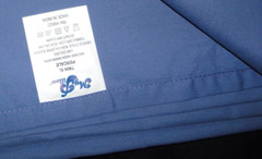 MYPILLOW PERCALE COTTON BLUE (2) TWIN EXTRA LONG SHEET SET 75X100
