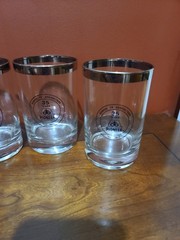 Pioneer Seed Company Drinking Glass set of 4 Used 35 Years 1937 – 1972