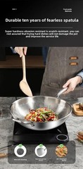 Hammered Titanium Pan, Stainless Steel Layer, Natural Oil Film Non Stick