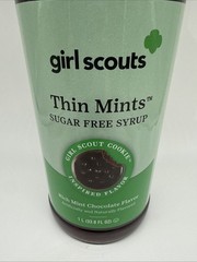 2 Pack of Girl Scouts Thin Mints™ Sugar-Free Syrup | Large 1 Liter Bottle