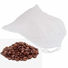 20× Organic Cotton Nut Milk Bag Reusable Food Strainer Brew Coffee Cheese Cloth