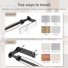 Paper Towel Holder Wall Mount Under Cabinet Adhesive Paper Towel Holder Kitchen