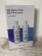 NEW LG LT1000P2 6-Month 200 Gallon Refrigerator Replacement Water Filter 2 Pack