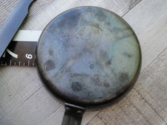 De Buyer Carbon Steel Crepe 7 7/8″ and Egg Pan 5 5/8″ Marked Mineral B France