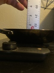 De BUYER Mineral B 9.5 Inch Carbon Steel Mont Bleu Eiffel Handle French Pan