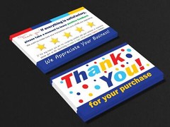 for eBay Seller Thank You Cards Your Purchase Order Notes Sets 50 250 500 1000