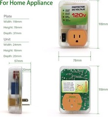 120V US Plug Surge Voltage Protector Power Sockets Refrigerator Appliance Home
