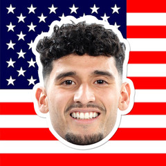 United States National Team Big Head Cutout – Chris Richards, Gio Reyna