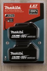 2 NEW Makita BL1860B-2 18V LXT Lithium-Ion 6.0 Ah Battery – USA SHIP