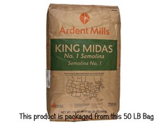 Ardent Mills 5 lb SEMOLINA FLOUR from NO. 1 Durum Wheat to make homemade Pasta