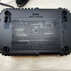 DeWALT DCB118 20V/60V 8A Fast Charger Yellow Single-Port