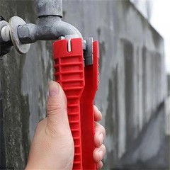 8 in 1 Faucet Sink Installer Home Multi Tool Pipe Wrench For Plumbers Homeowners