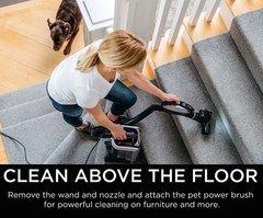 Shark Rotator Powered Lift-Away Upright Bagless Vacuum NV752 Burgundy/Gray