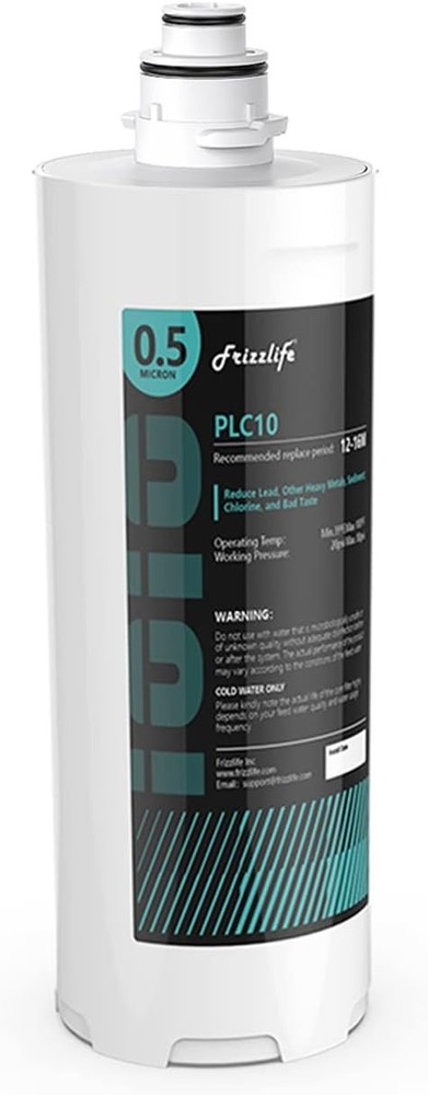 Frizzlife SW10-HF Replacement Housing Kit With PLC10 Filter Cartridge Inside…