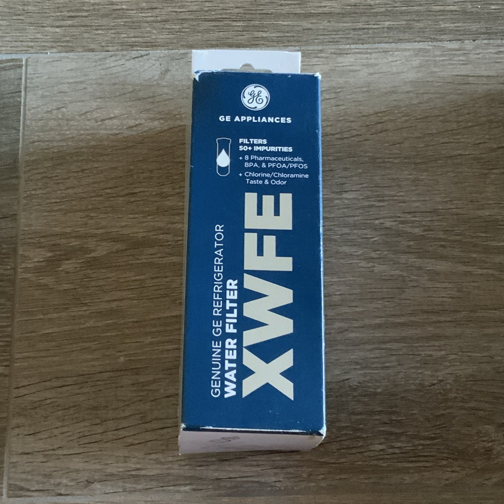 GE Appliances XWFE Genuine Refrigerator Water Filter 170 gal Reduces Odor/BPA
