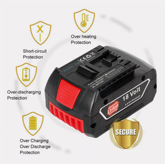 18V For BOSCH BAT609 CORE 18 Volt 8.0Ah High Performance Battery BAT618 Li-ion