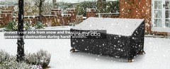 Waterproof Heavy Duty Outdoor Couch Cover Double-Stitched Patio Sofa Protector