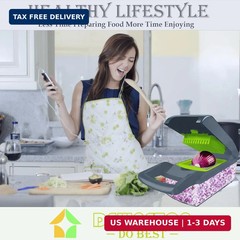 Vegetable Chopper Dicer with Container | Cheese Grater Mandoline Slicer Cabbage
