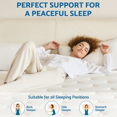 10″ 12″ 14″ Hybrid Spring Gel Memory Queen Mattress Twin Full King Size In A Box