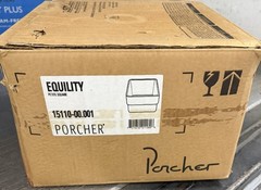 Porcher Equility Petite Square Vessel White Ceramic No Hole 15110-00.001