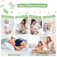 Bamboo Mattress Protector Hypoallergenic & Breathable Waterproof Mattress Cover
