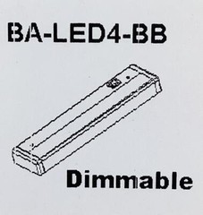 Wac Lighting BA-LED4-BB Brown Dimmable Contemporary Cabinet LED 120 Volts 60Hz
