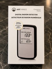 Airthings Corentium Home Digital Radon Gas Detector – NEW BQM