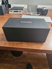 Chanel Empty Box Black Rectangular Authentic 7.5 X 4 X 3.5