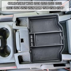 Full Center Console Organizer Compatible with 2019-2023 2024 2025 2026 Black