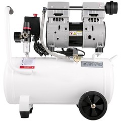 VEVOR 1HP Oil Free Air Compressor 115 PSI w/6.6 Gallon Steel Tank Ultra Quiet